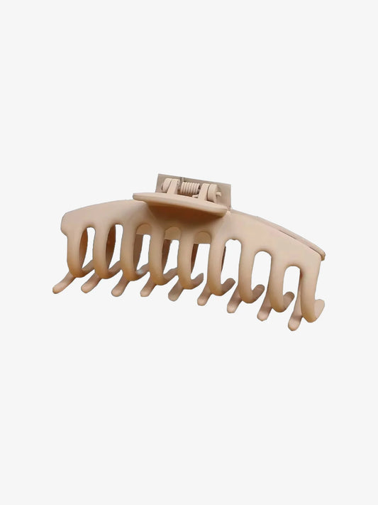 Hårklämma Beige