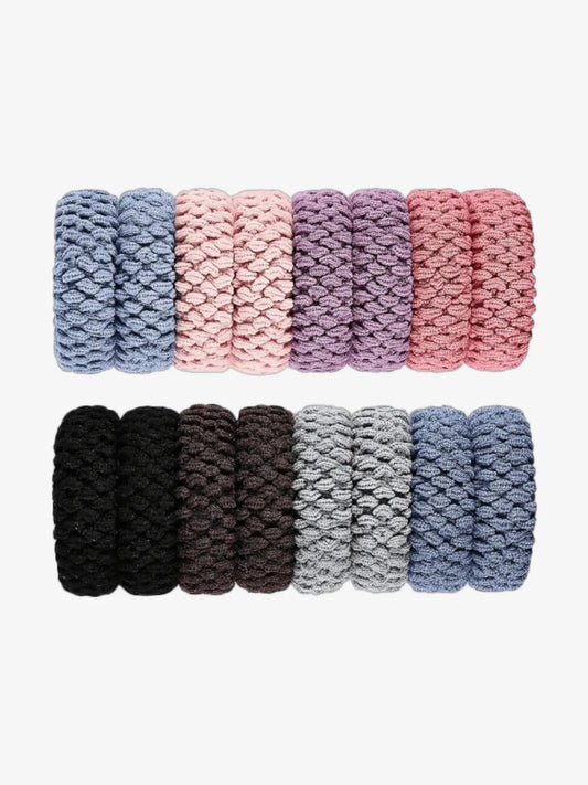 Hårsnoddar – Elastiska 3-pack